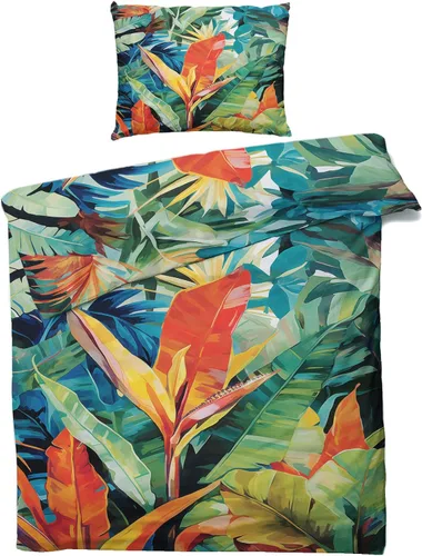 Vista 57 de Funda de edredón abstracta tamaño individual Juego de ropa de cama de arte colorido 2 piezas Funda de edredón con patrón de microfibra suave