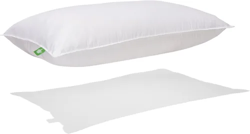 Vista 3 de Canadian Down & Feather Co. - 1 almohada de plumón de apoyo mediano tamaño estándar – 255 TC Shell 100% algodón – relleno en Canadá