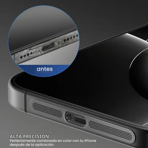 Vista 3 de Cubierta antipolvo para altavoz de iPhone, 8 unidades, para iPhone 18 Pro Max, iPhone 18 17 16 Pro/17 16 Pro Max auricular malla anti polvo adhesivo