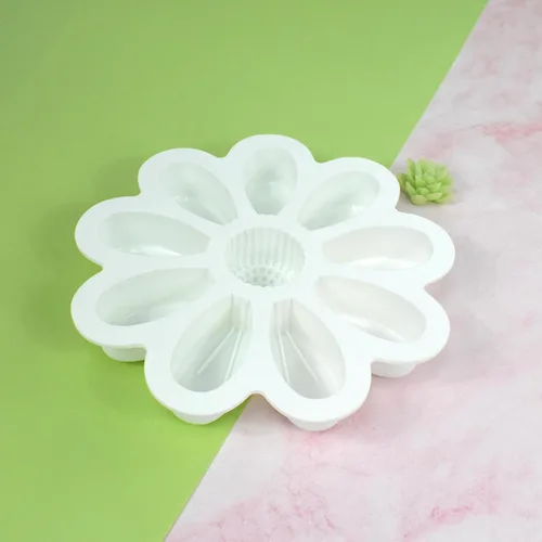 Vista 8 de mostsom Moldes de Chocolate de Girasol para Hacer en Casa (DIY), Moldes de Silicona para Dulces, Bandejas Antiadherentes para Hornear Galletas