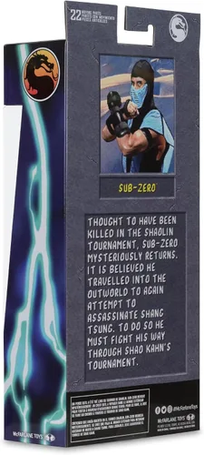 Vista 9 de McFarlane Toys - Figura de acción Mortal Kombat Klassic Sub-Zero de 7 pulgadas