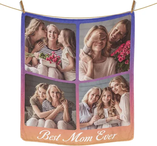 Vista 21 de Regalos personalizados de cumpleaños para el Día del Padre, para papá, abuelo, hombres, manta personalizada con fotos para mi papá, regalos de hija