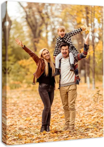 Vista 28 de YYYYHPP Impresiones en lienzo con tus fotos, arte de pared personalizado de foto a lienzo, impresión en lienzo para boda, familia, bebé, mascotas