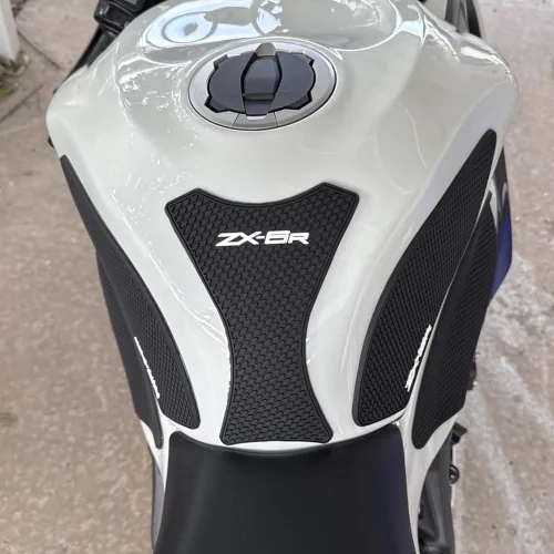 Vista 6 de Para Kawasaki Ninja ZX-6R / ZX-636 ZX6R ZX636 2009-2023 2024 2025 Accesorios para motocicleta Almohadilla lateral para tanque de combustible
