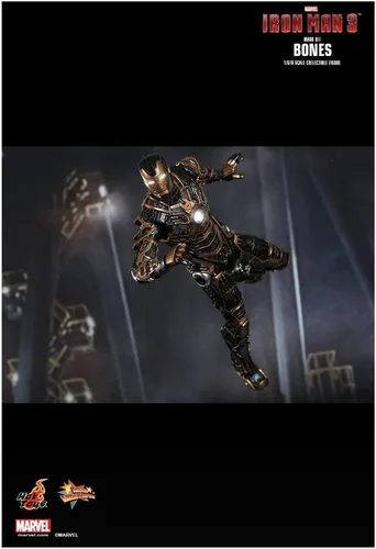Vista 6 de Iron Man 3 Movie Masterpiece Iron Man Mark 41 Bones 1/6 Figura coleccionable (juguetes calientes)