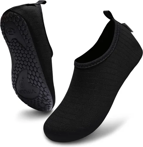 Vista 2 de VIFUUR - Zapatos para deportes acuáticos, calcetines acuáticos, de secado rápido, para yoga, con sensación de andar descalzo, sin cordones