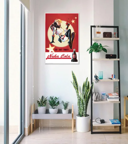 Vista 4 de Fallout 4 - Póster de juegos (Nuka Cola Girl) (tamaño: 24 x 36 pulgadas)