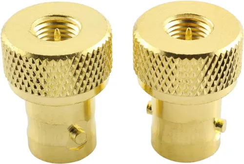 Vista 3 de Adaptador coaxial coaxial RF macho SMA macho a BNC hembra chapado en oro