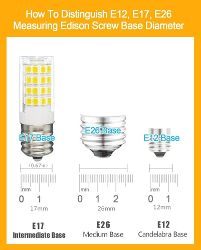 Vista 2 de KEI D28x kel 2816x Bombilla para refrigerador 3W E17 LED de repuesto de bombilla para congelador, 5304522314 5304517886 blanco frío 6000K 100V-265V
