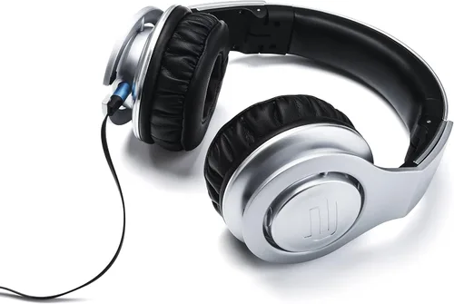 Vista 3 de Reloop RHP-30 - Auriculares profesionales para DJ con control de smartphone retráctil, cerrados, color plateado (RHP-30-SILVER)