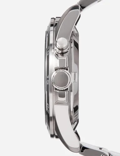 Vista 3 de Seiko Herren-Uhr Kinetik Edelstahl mit Edelstahlband