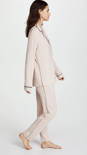 Vista 4 de Eberjey Conjunto de pijama largo Gisele para mujer