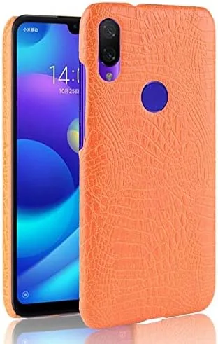 Vista 4 de Funda de piel sintética para Xiaomi Redmi Note 7 (ultrafina), diseño de piel de cocodrilo