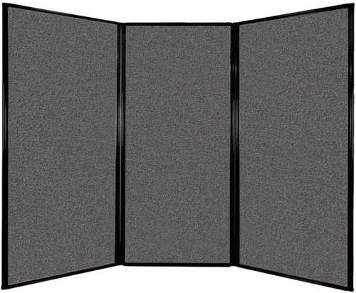 Vista 23 de Versare Panel plegable de pantalla de privacidad Partición de pared duradera Divisor de habitación portátil ligero Apegable Paneles de tela