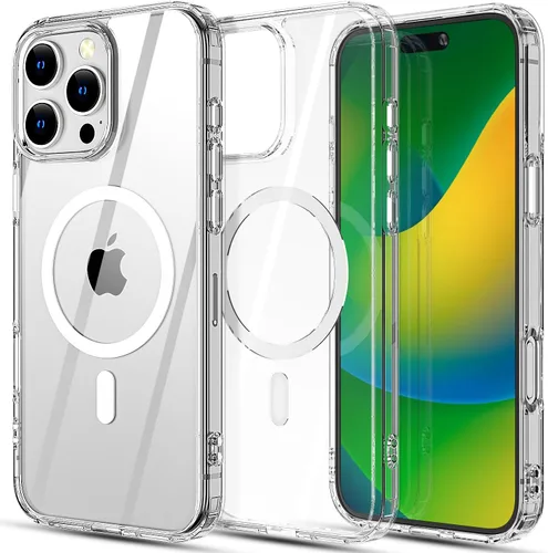 Vista 21 de AICase Funda para iPhone 13 Pro Max [compatible con Magsafe], protección magnética resistente contra caídas, cuerpo completo, a prueba de golpes, a