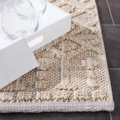 Vista 7 de SAFAVIEH Global Collection - Alfombra de pasillo, 2 pies 2 pulgadas x 8 pies, diseño beige y marfil, no desprende pelusa y de fácil cuidado