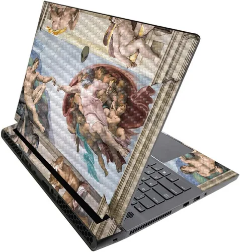 Vista 13 de MightySkins - Skin brillante con purpurina para Alienware M17 R3 (2020) y M17 R4 (2021) - Diversión de los años 90 Acabado duradero con purpurina