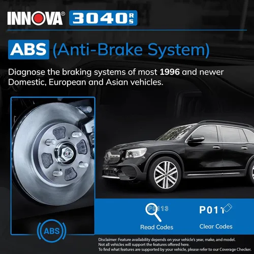 Vista 3 de INNOVA 3040RS, escáner OBD2, transmisor de datos en vivo, probador de batería/alternador, reinicio de la luz de motor/luz de freno/luz de aceite