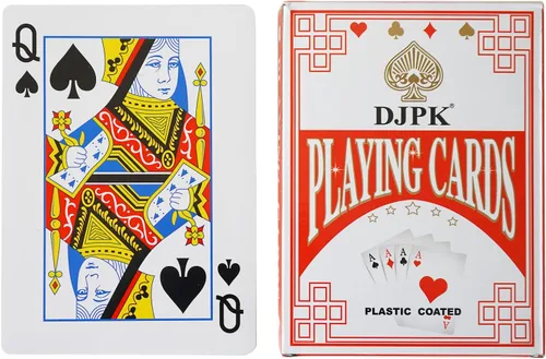 Vista 4 de Yuanhe Cartas de Juego Jumbo Grandes - Baraja Gigante de Cartas de Gran Tamaño Baraja Completa Póquer Enorme para Decoraciones de Fiestas de Casino