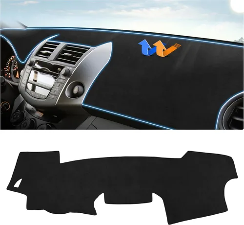 Vista 13 de Autorder Alfombrilla de cubierta de tablero para Toyota 4Runner 2003 2004 2005 2006 2007 2008 2009 Accesorios Cubierta de tablero de terciopelo
