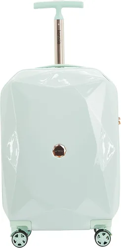Vista 4 de kensie Equipaje giratorio de lado duro TSA Lock para mujer, Mint, 2 Piece Set (28"20"), Equipaje giratorio rígido para mujer con piedras preciosas