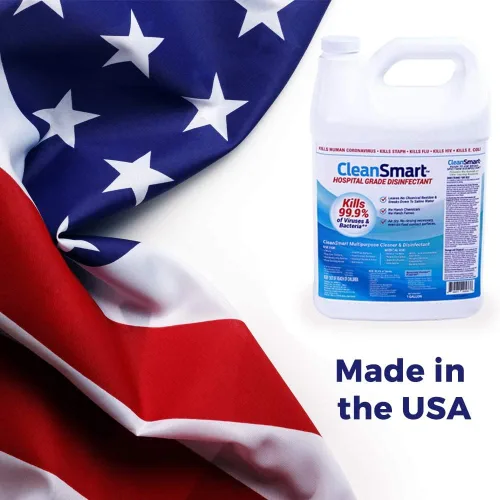 Vista 5 de CleanSmart Desinfectante hospitalario, mata el 99.9% de los virus y bacterias, tecnología de ácido hipocloroso, registrado por la EPA, 23 oz
