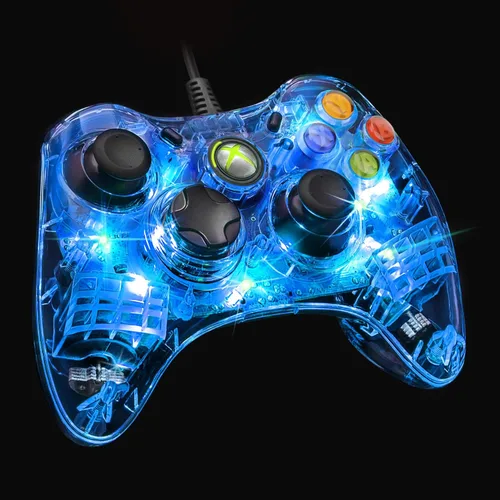 Vista 3 de PDP Afterglow Wired Controller for Xbox 360 - Blue