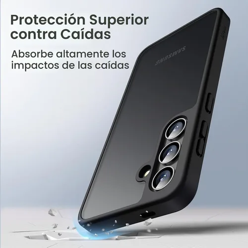 Vista 3 de JETech Funda mate para Samsung Galaxy S24 Plus, color negro