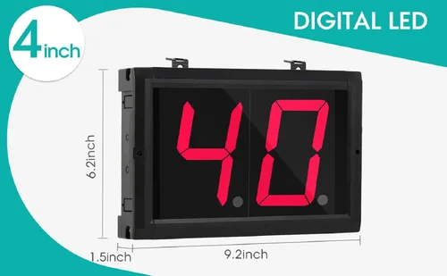 Vista 4 de Contador de regazo hacia arriba abajo Contador digital de 4 pulgadas
