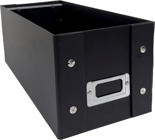 Vista 8 de CheckOutStore Caja de almacenamiento para CD Jewel Cases - Organiza y protege tu colección de música - Capacidad para 29 CD - Fácil montaje - Diseño
