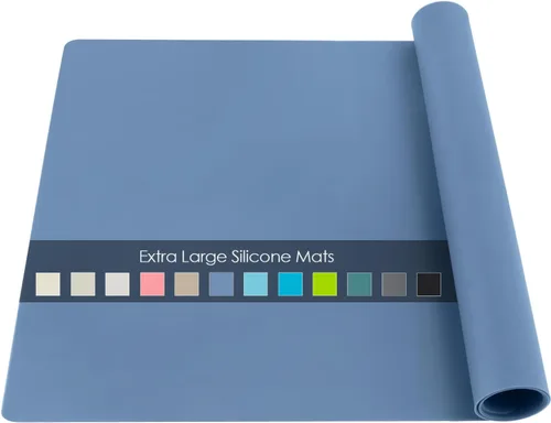 Vista 17 de Tapetes de silicona de grado alimenticio para encimera de cocina, tapete protector de encimera, resistente al calor, tapete para freidora de aire