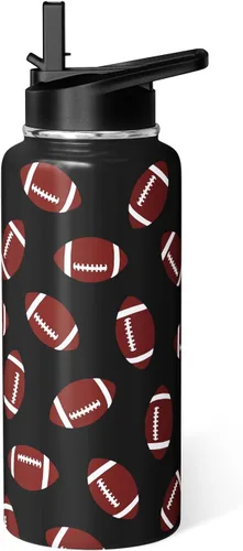 Vista 14 de Botella de Agua de Béisbol 18oz Botellas de Agua Deportivas Aisladas Regalos de Béisbol para Hombres Mujeres Regalo para Entrenador Amantes