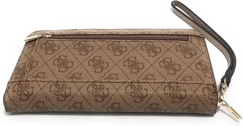 Vista 3 de GUESS Laurel - Cartera grande con cremallera, Logotipo de Dove