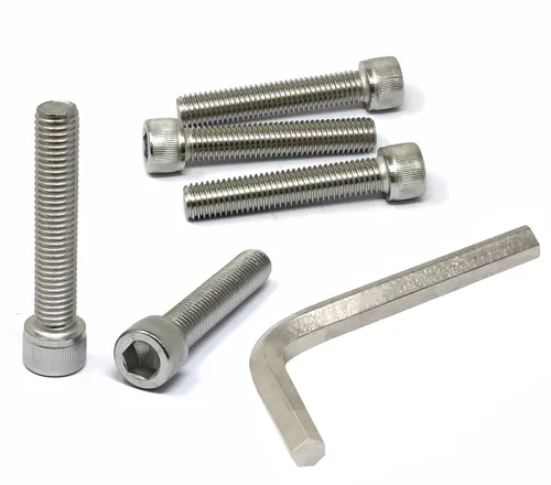 Vista 128 de iexcell Kit de tornillos de cabeza hexagonal de acero inoxidable 304, 100 unidades M2 x 0.157 in, paso de rosca de 0.016 in
