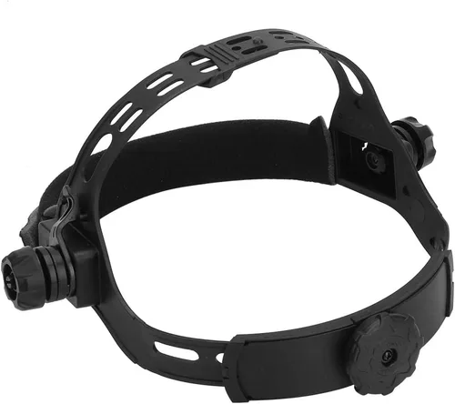 Vista 9 de Casco de repuesto para cascos de soldadura de oscurecimiento automático, diadema de ABS ajustable con acolchado cómodo, ajuste universal para Negro