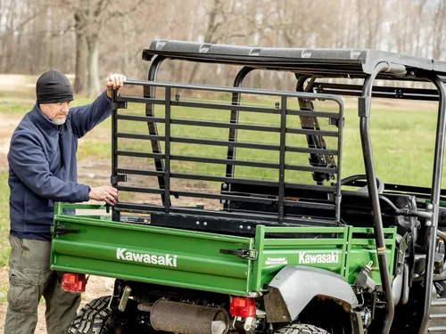 Vista 6 de SuperATV Parabrisas trasero compatible con Kawasaki Mule 4000, 4010 y 2010 Diesel: 2016+