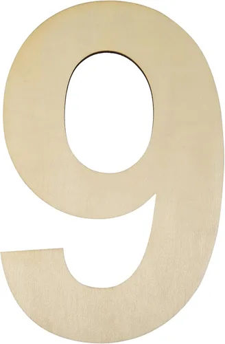 Vista 16 de HILAZA Tablero de madera grande de 12 pulgadas de grosor con número 0, 1/4 de pulgada de grosor, sin terminar, de madera en blanco, para decoración