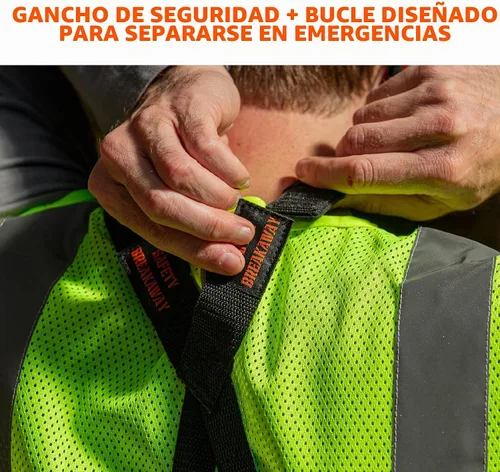 Vista 3 de Ergodyne Squids 3138 - Arnés acolchado para escáner de código de barras, cordón de anclaje para escáneres de código de barras, diseño de separación