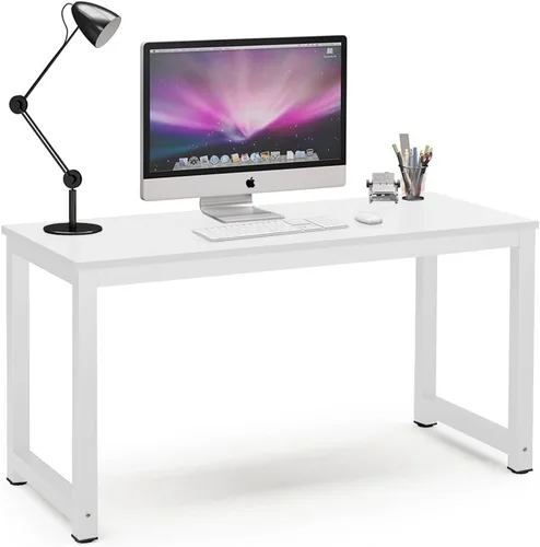Vista 16 de Mesa para computadora Tribesigns moderna estilo sencillo para PC, portátil, estudio, moderna estación de trabajo para el oficina en casa