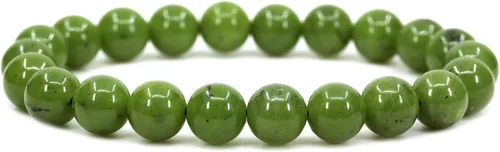 Vista 24 de Keleny Gem - Pulsera elástica de piedras semipreciosas con cuentas redondas de 8 mm, 7 pulgadas, unisex Ágata de encaje azul de grado A