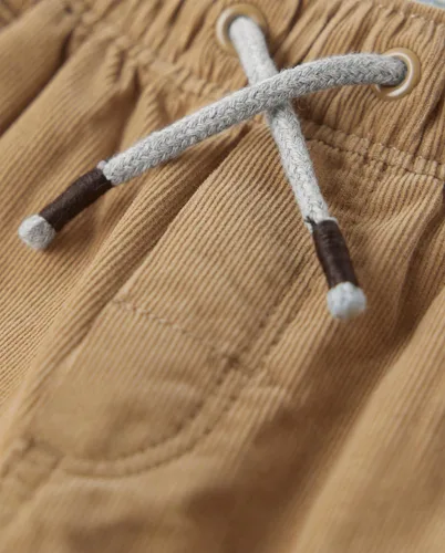 Vista 2 de Gymboree Pantalones de meter tejidos para niños y niños pequeños, Ardilla
