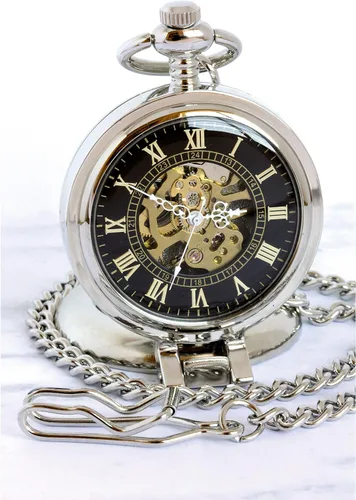 Vista 2 de Reloj de bolsillo con moneda con movimiento de cuarzo esqueleto Oro en capas JFK Bicentennial Half Dollar Moneda de EE.UU. genuina Segunda mano