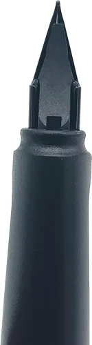 Vista 5 de GOLD LEAF Jinhao 599 Alstar Designer Matt Black Pluma estilográfica, escritura suave 0.020 in punta fina pluma estilográfica para estudiante