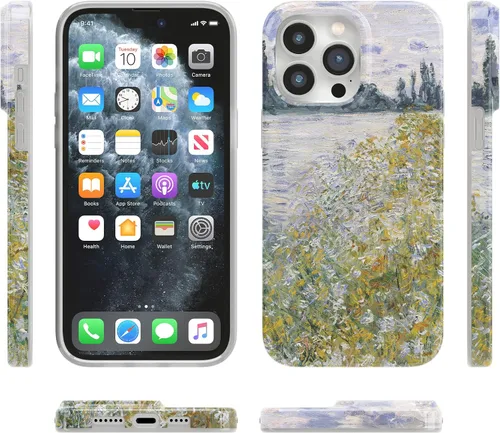 Vista 8 de Funda Casely para iPhone 14 Pro Île aux Fleurs The Met Museum Compatible con MagSafe