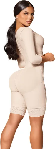 Vista 2 de Forma Tu Cuerpo, Faja Colombiana, Faja Pacifica Completo Bodyshaper con sujetador y 3 ganchos, recuperación poscirugía