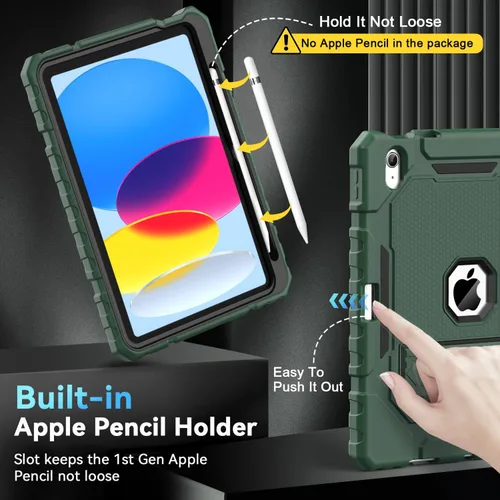 Vista 3 de Grifobes Funda para iPad A16 de 11ª Generación de 11 pulgadas 2025 / Funda para iPad de 10ª Generación de 10.9 pulgadas 2022, Funda Resistente