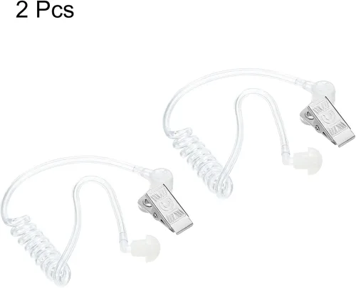 Vista 3 de MECCANIXITY Auricular Agent Secret - Auricular de repuesto para auriculares de audio de radio de 2 vías, paquete de 2