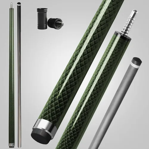 Vista 16 de Carbon Fiber Pool Cue Stick - Low Deflection Professional Pool Sticks for Adults, Premium Carbon Shaft Billiard Cue with 3/8-8 Joint, Multi-Layer