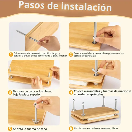 Vista 8 de pamctry 50 kits de encuadernación de libros para principiantes, kit completo de bricolaje con herramientas e instrucciones, 11.6 x 7.8 pulgadas