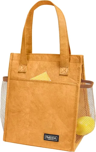 Vista 31 de Bolsa de Almuerzo Aislada para Mujeres, Bolsas de Almuerzo Pequeñas de 6.75L con Múltiples Bolsillos, Bolsa Térmica Reutilizable para Trabajo